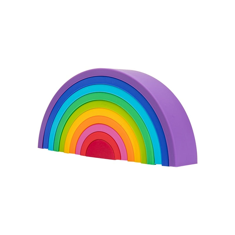 Silicone Rainbow Blocks - WaWeen Toys