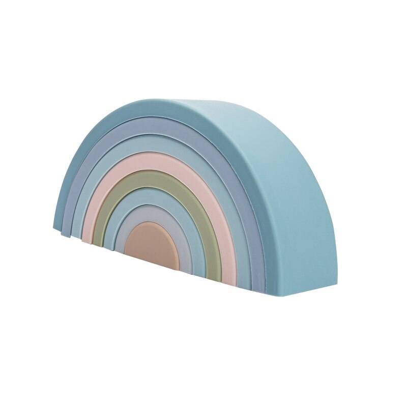 Silicone Rainbow Blocks - WaWeen Toys