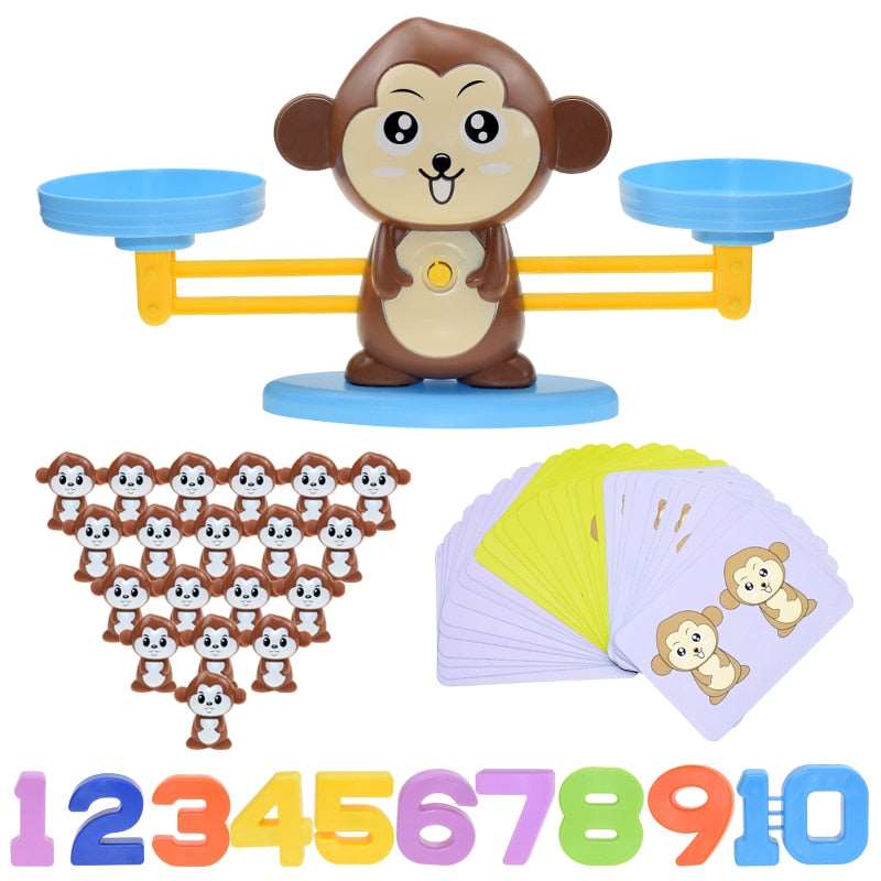 Digital Monkey Penguin Balance Scale - WaWeen Toys Animals