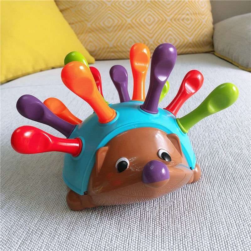 Hedgehog Montessori Toys Fine Motor and Sensory Toys Educational Toys for Toddlers Spelling Little - WaWeen Toys