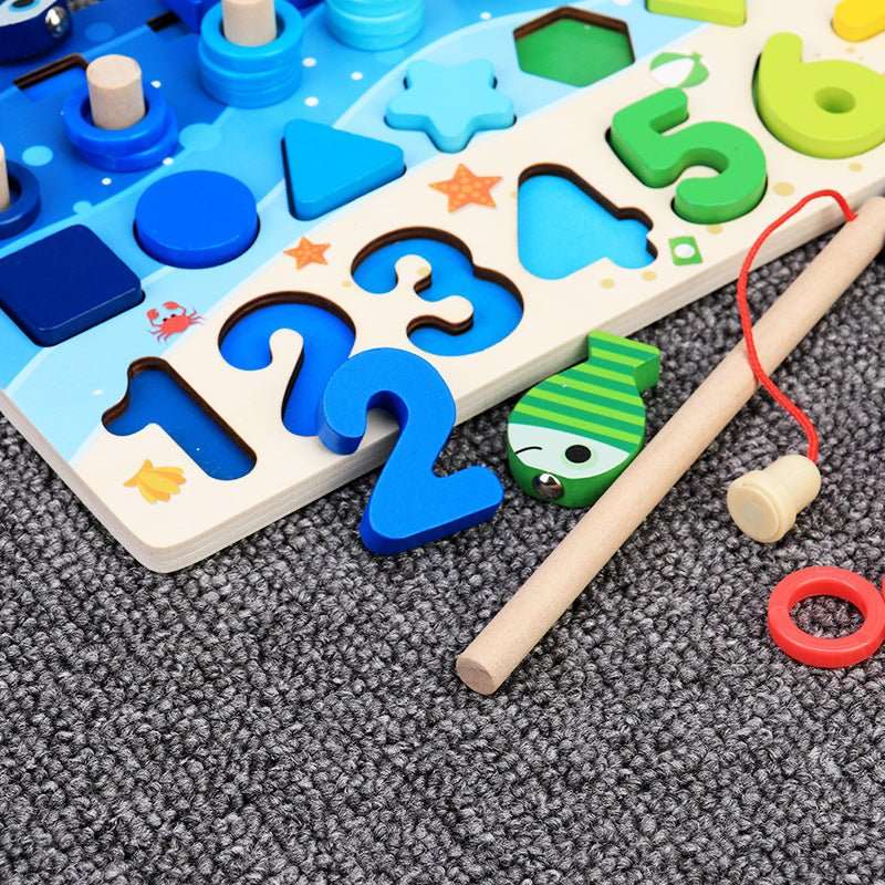 Wooden Letters & Numbers Puzzles - WaWeen Toys