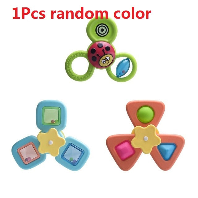 1pcs Cartoon Fidget Spinner Kid Toys ABS Colorful Insect Gyroscope Toy Anti stress Educational Fingertip Rattle Toy For Children - WaWeen Toys