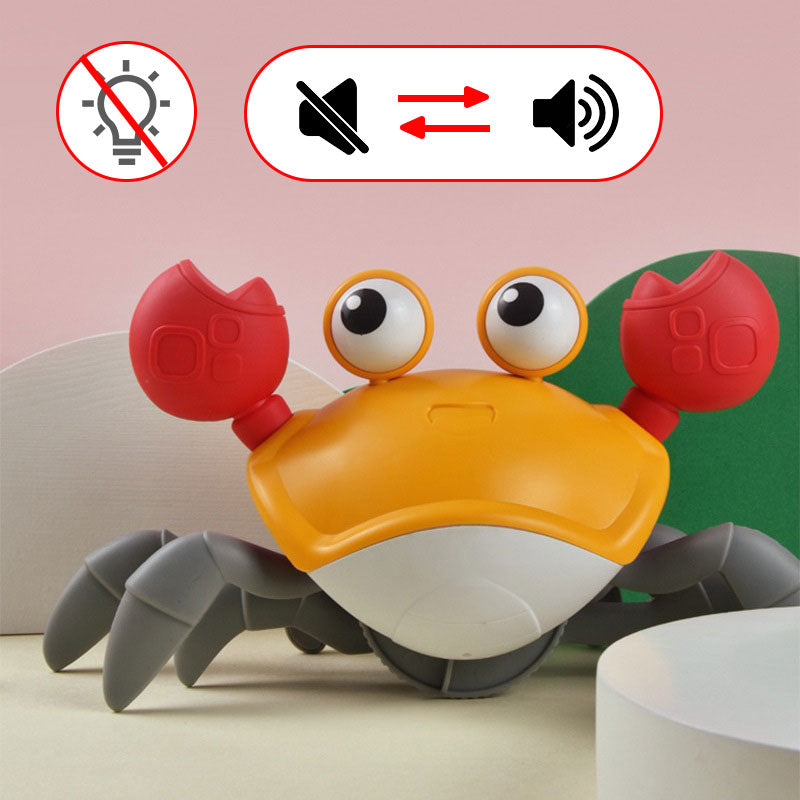 Baby Toy Walking Crab Toy Induction Escape Crab Octopus Crawling Fujão Crab Toy with Music Light Up  Dropshipping - WaWeen Toys