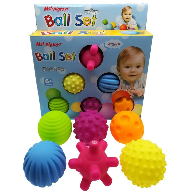 Baby's Sensory Tactile Massage Ball Fitness Ball Thick Explosion Mystery Ball - WaWeen Toys