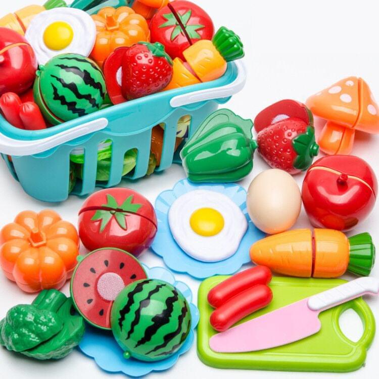 Children's Family Toy Kitchen Fruit Cutting - WaWeen Toys