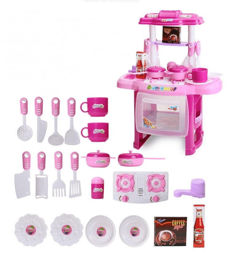 Cooking Tableware Table Play House - WaWeen Toys
