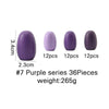 purple series 36 pcs