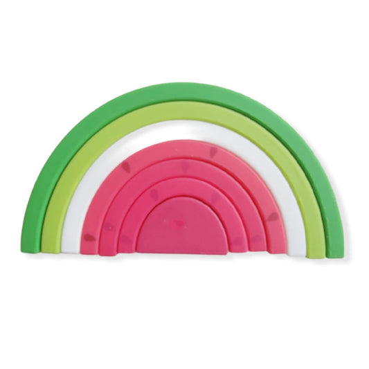 Silicone Watermelon Rainbow Building Blocks Big Block Educational Toys - WaWeen Toys