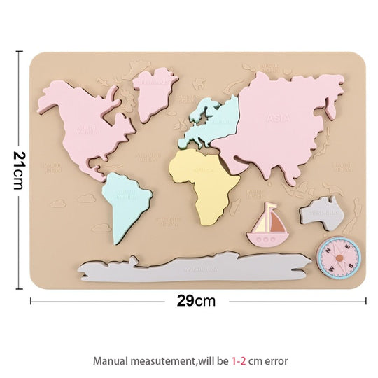 World Map Puzzle - WaWeen Toys