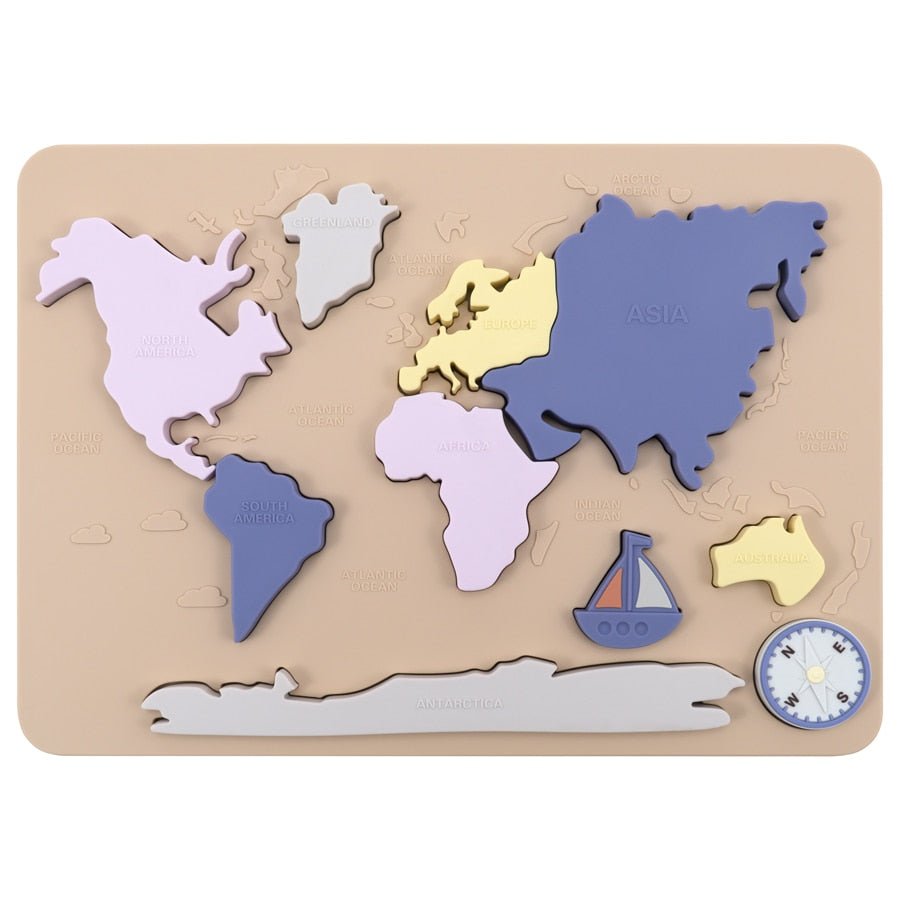 World Map Puzzle - WaWeen Toys
